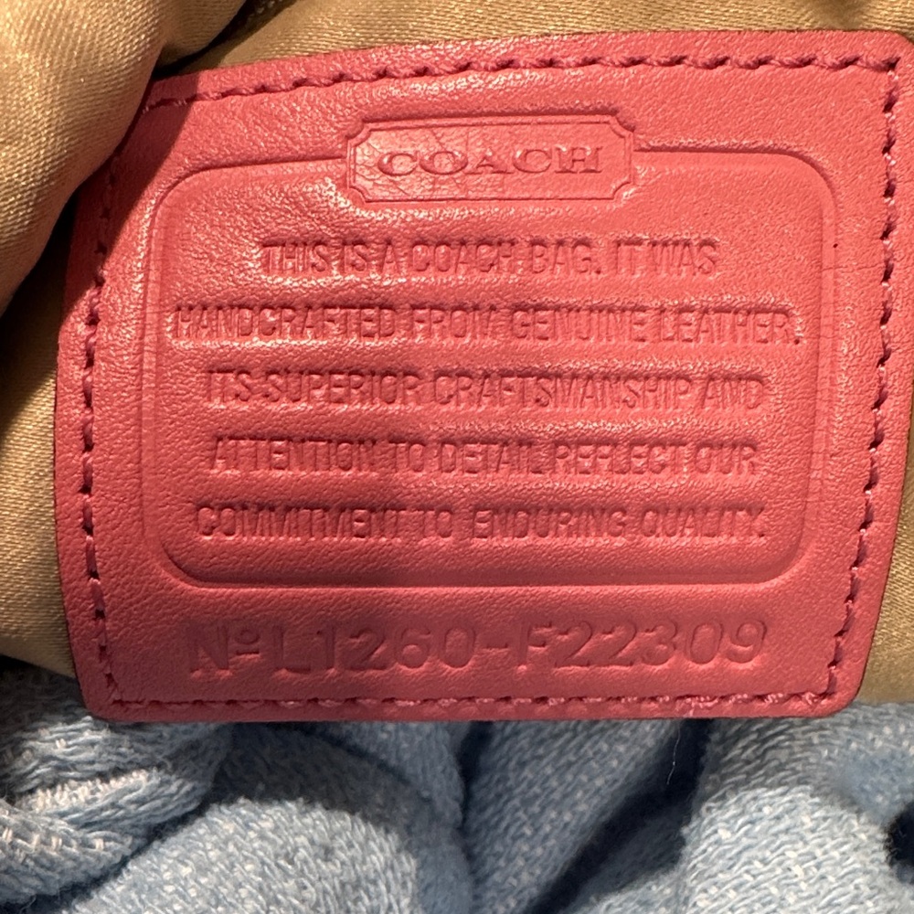 LOW START IN SHOW ONLY Coach Kristen Leather Hobo – Style F22309 – Pink - Picture 3 of 16